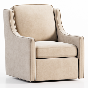 Brooksville Swivel Armchair 3D Model 3D model image 1 