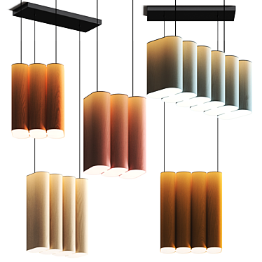 Tomo Pendant Lamp by LZF 3D model image 1 