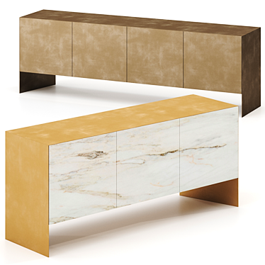 Modern Nemesi Sideboard Furniture Design 3D model image 1 