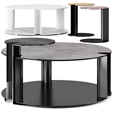 Modern Minimalist Nix Table Italy 3D model image 1 
