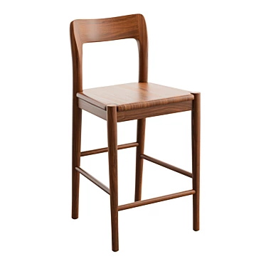 Modern Heritage Ash Counter Stool 3D model image 1 