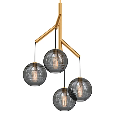 Elegant Sedona Chandelier 3D model image 1 