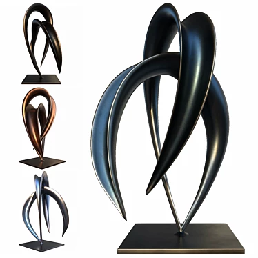 Eclipse Abstract Sculpture by Askin 3D model image 1 