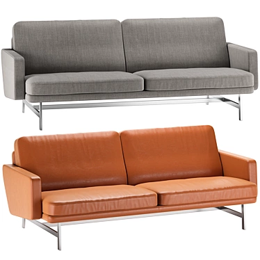 Fritz Hansen Lissoni Sofa Design 3D model image 1 