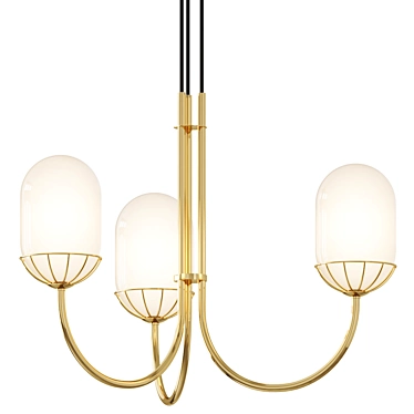  Modern Carole Pendant Chandelier 3D model image 1 