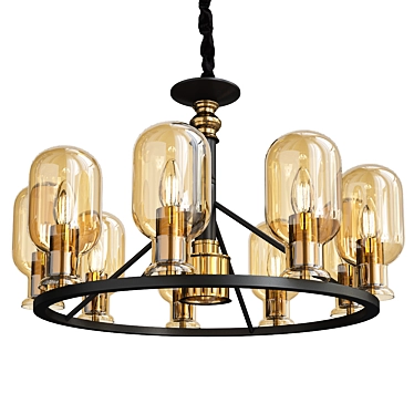 Modern Gast Light Fixture 3D model image 1 