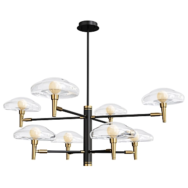 Sleek Modern Design Lamp Meduza 3D model image 1 