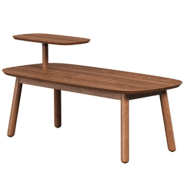 Swivo Coffee Table Umbra 120x56x62cm 3D model image 1 