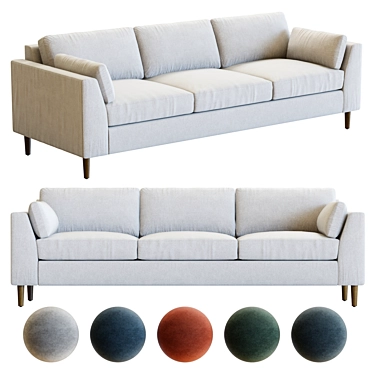 Avondale Grande Sofa 3D Model 3D model image 1 