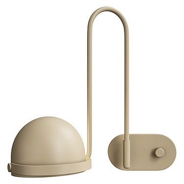 Elegant Bowee W1 Sconce 3D model image 1 