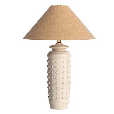  Sand Hue Terracotta Table Lamp 3D model image 1 