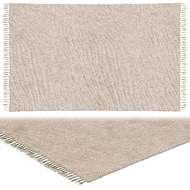 Soft Shaggy Greyson Rug 3D model image 1 
