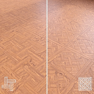 High-Quality 3D Wood Floor Model 3D model image 1 