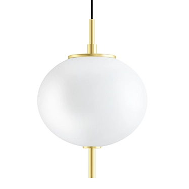 Modern Dimmable LED Pendant 3D model image 1 