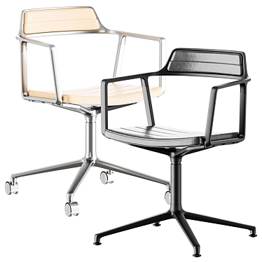 Swivel Office Conference Chair 3D model image 1 