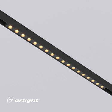 LED Magnetic Track Spotlight 3D model image 1 