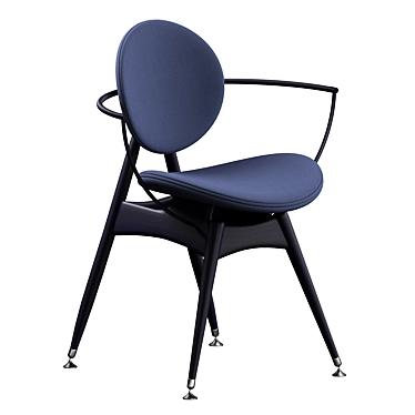 Modern 3D Circle Dining Chair 3D model image 1 