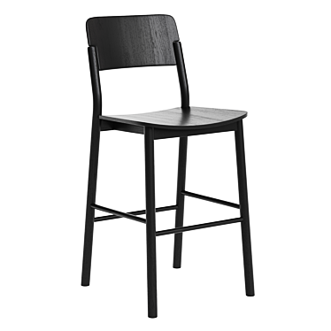 Modern Bar Stool Set by Sipasedie 3D model image 1 