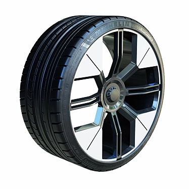 Polestar O2 Wheels, Set of 4 3D model image 1 