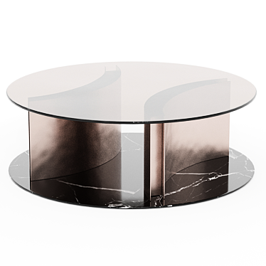 Elegant Abelia Coffee Table 3D model image 1 
