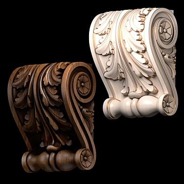  CNC Wood Carving Model 3D 3D model image 1 