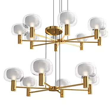 Elegant V-Ray Rendered Chandelier 3D model image 1 