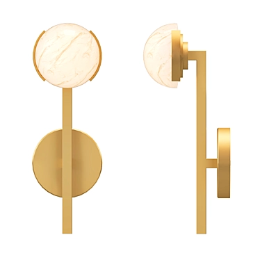 Elegance Defined: Pedra Sconce 3D model image 1 