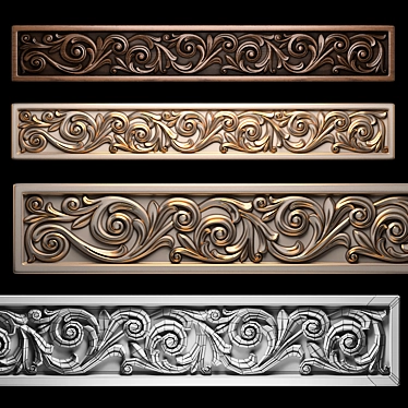 CNC Wood Cutting Design Files 3D model image 1 