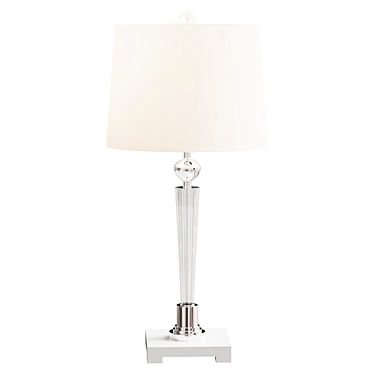 Crystal Clear Table Lamp 3D model image 1 