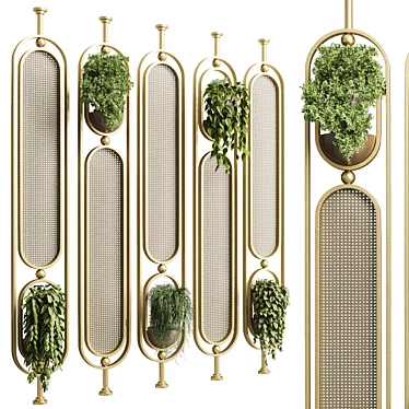 Modern Wall Plant Design File 3D model image 1 