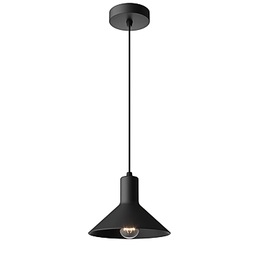 Sleek Ceiling Light Fixture Modern 3D model image 1 