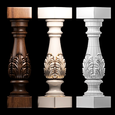 Wooden CNC Model Files Set 3D model image 1 