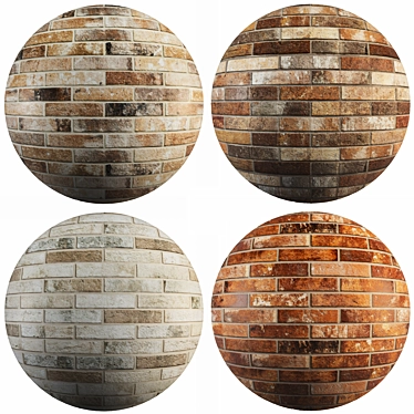 PBR Brick Texture Collection 3D model image 1 