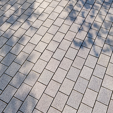 Modern Pavement Tile Set 3D model image 1 