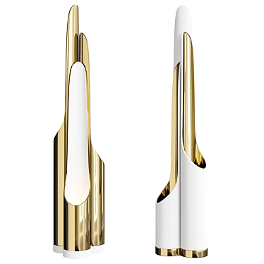 Elegant Modern Floor Lamp Design 3D model image 1 