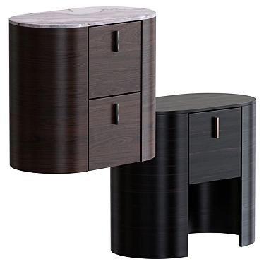 Sleek CHARLIE 2C Side Table 3D model image 1 