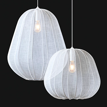 Balloon Pendant Lamp: Elegant, Modern 3D model image 1 