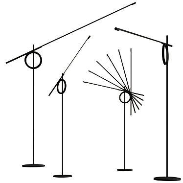  Twist Metal Table Lamp 2019 3D model image 1 