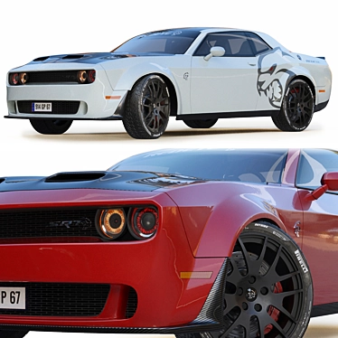 Dodge Challenger Hellcat (Redeye) 3D Model

Here's the translated product description, though it doesn't appear to need translation from Russian 3D model image 1 