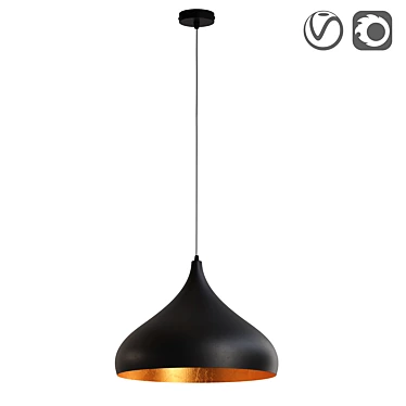 Modern metal pendant lamp, Lunus