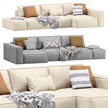 Eten Vertical Mix Sofa Ensemble 3D model image 1 