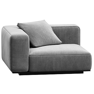 Luxurious Flexform Grandemare Sofa 3D model image 1 