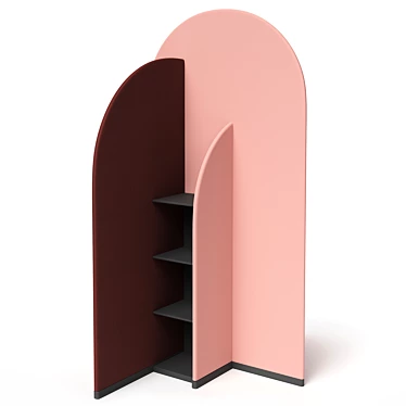 Modular Acoustic Room Divider 3D model image 1 