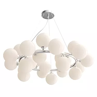 Elegant Lumina Deco Chandelier 3D model image 1 