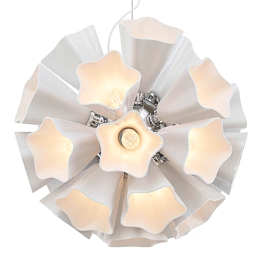 Snowdrop Bouquet Chandelier 3D model image 1 