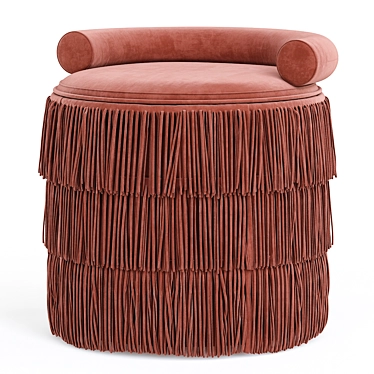 Realistic 3D Model of Beth Stool 3D model image 1 