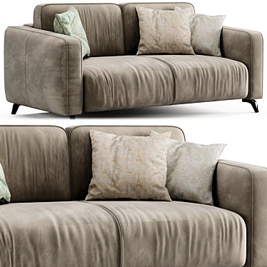 Stylish LYERI Sofa 3D Model 3D model image 1 