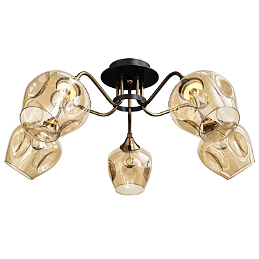 Contemporary Arte Lamp Monica Chandelier 3D model image 1 