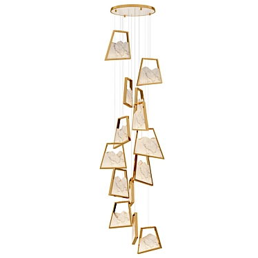 Luxury Magna Chandelier for VRay 3D model image 1 