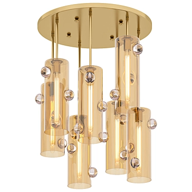 Cascading Chandelier: Obscura 7 3D model image 1 